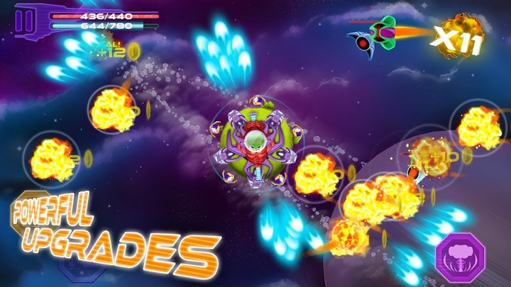 Space Defense - Shooting Game screenshot image 3_latestmodsapk.com