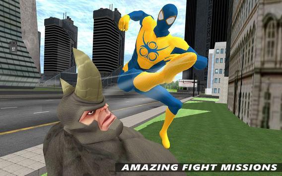 Flying Spider Hero vs Incredible Monster: City Kid screenshot image 19_latestmodsapk.com