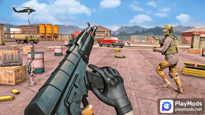 Counter Strike: Mask Gun Games screenshot image 1_latestmodsapk.com
