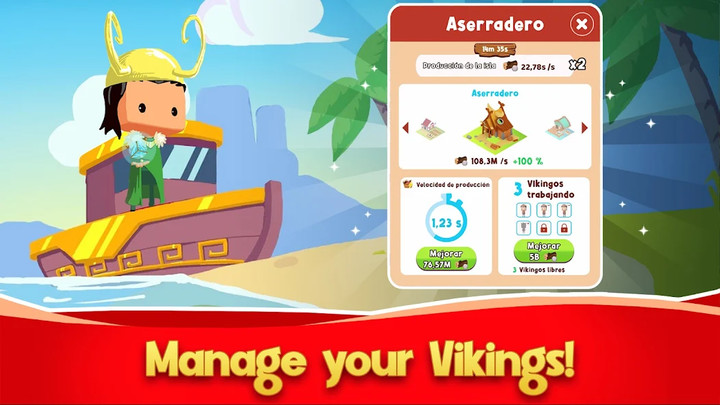 Idle Vikings Tycoon: Valhalla screenshot image 3_latestmodsapk.com