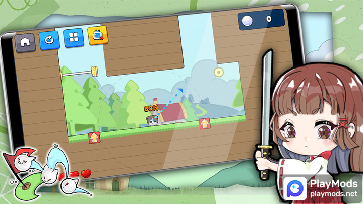 Crazy Golf Cat screenshot image 2_latestmodsapk.com