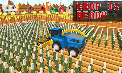 Blocky Plow Farming Harvester screenshot image 2_latestmodsapk.com