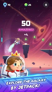 Cosmo Bounce - The craziest space rush ever! screenshot image 5_latestmodsapk.com