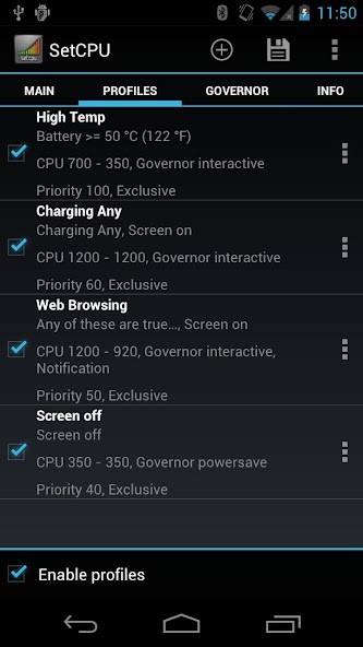 SetCPU for Root Users screenshot image 3_latestmodsapk.com