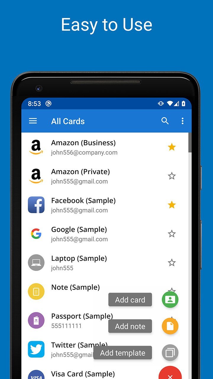 Password Manager SafeInCloud ℗ screenshot image 3_latestmodsapk.com