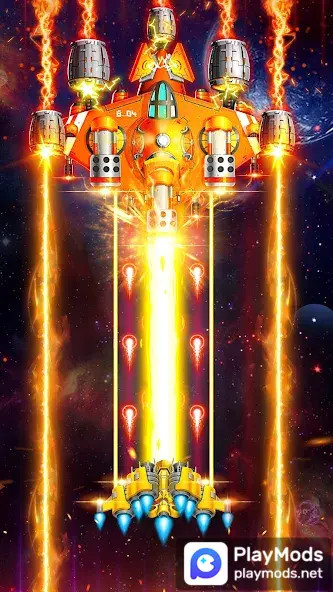 Space Shooter Ataque à Galaxia screenshot image 1_latestmodsapk.com