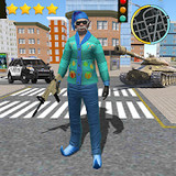 Superhero Santa Claus Crime City rope hero_latestmodsapk.com