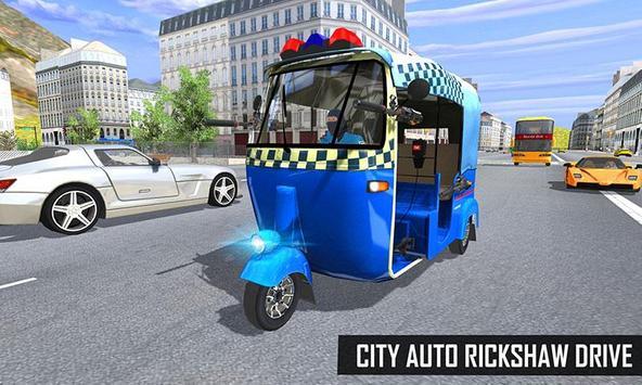 Police Tuk Tuk Auto Rickshaw screenshot image 3_latestmodsapk.com