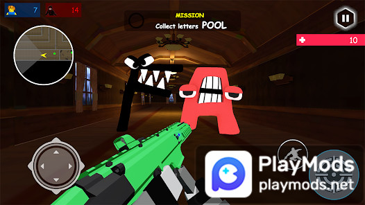 Alphabet Shooter: Survival FPS screenshot image 3_latestmodsapk.com