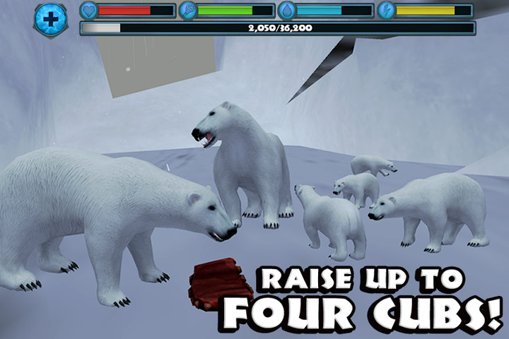 Polar Bear Simulator screenshot image 5_latestmodsapk.com