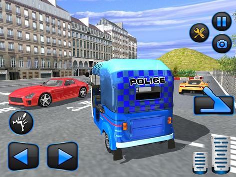 Police Tuk Tuk Auto Rickshaw screenshot image 14_latestmodsapk.com