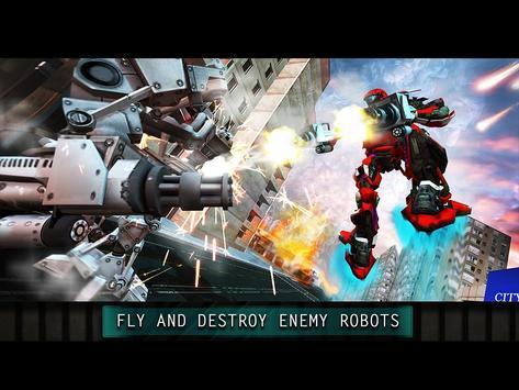 Future Flying Robot City Wars screenshot image 1_latestmodsapk.com