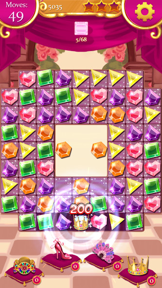 Princess Jewels Fever: Match 3 screenshot image 1_latestmodsapk.com