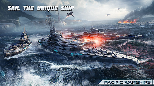 Pacific Warships: Naval PvP screenshot image 3_latestmodsapk.com