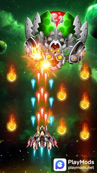 Space Shooter Ataque à Galaxia screenshot image 4_latestmodsapk.com