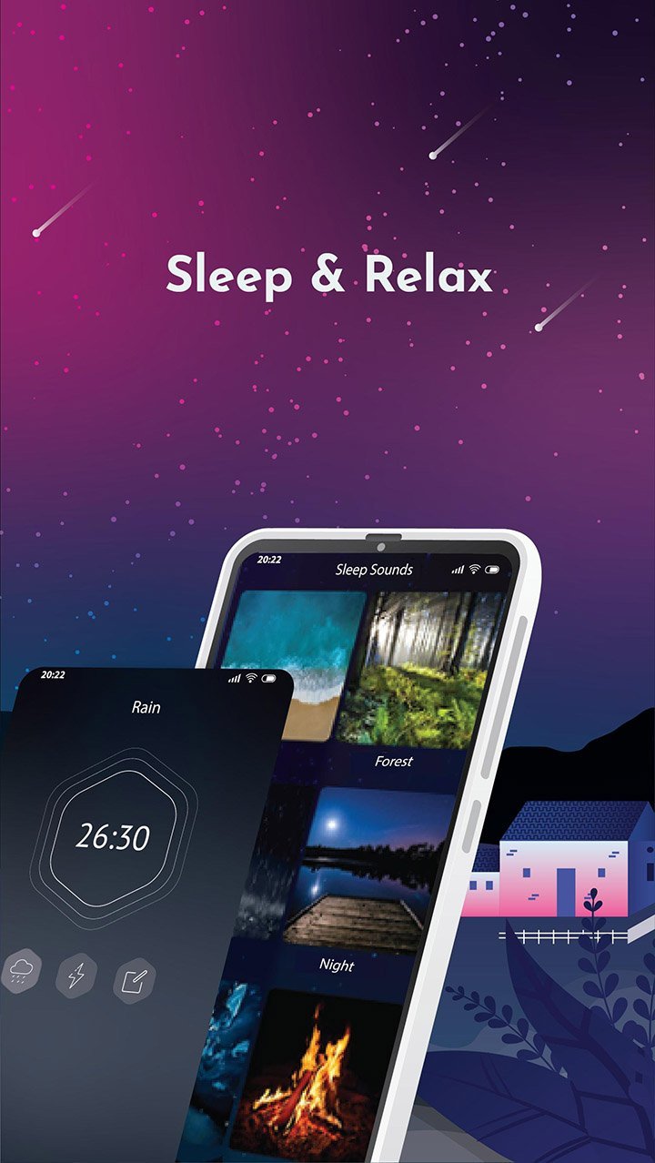 Sleep Sounds - relaxing sounds screenshot image 1_latestmodsapk.com
