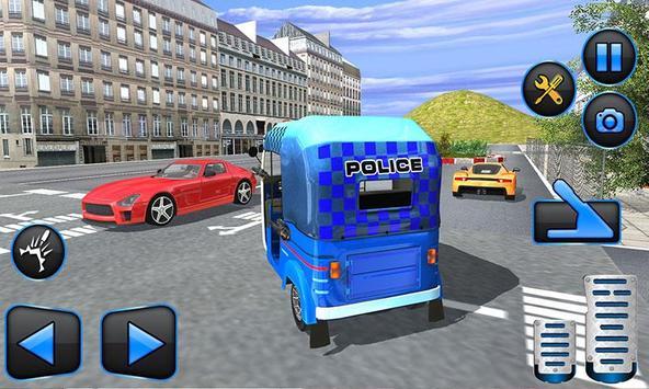 Police Tuk Tuk Auto Rickshaw screenshot image 7_latestmodsapk.com