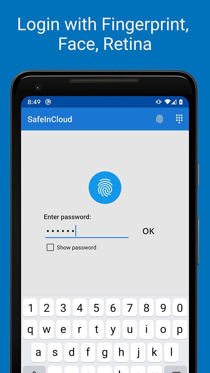Password Manager SafeInCloud ℗ screenshot image 1_latestmodsapk.com