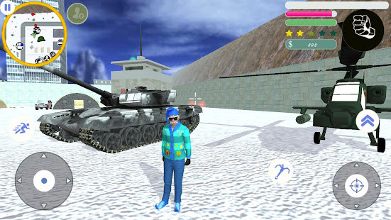 Superhero Santa Claus Crime City rope hero screenshot image 2_latestmodsapk.com
